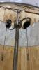 Pair of Brushed Chrome Floor Lamps - 2