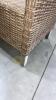 Tile Top Patio Table with 6 Resin Wicker Chairs - 5