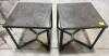 Slate Top Side Tables