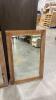 2 Rustic Wood Framed Mirrors - 4