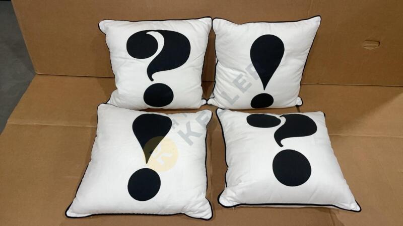 4 Throw Pillows