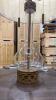 Pair of Boho Style Glass Cylinder Table Lamps - 2