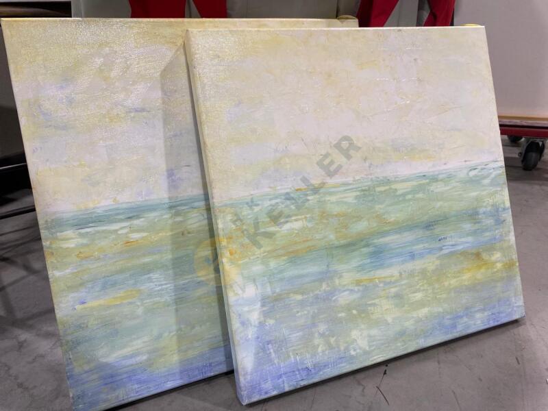 2 Coastal Stretched Canvas Prints