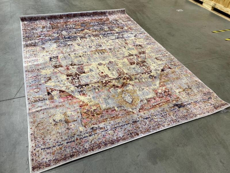 Anastasia AF-8 Slate/Multi Colored Area Rug