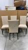 4 Upholstered Dining Chairs with Nailhead Detail by Ashley Furniture - 3