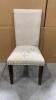 4 Upholstered Dining Chairs with Nailhead Detail by Ashley Furniture - 4