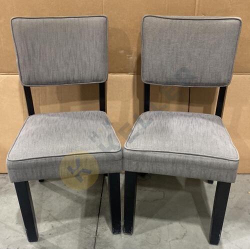 2 Upholstered Side Chairs by Ashley Furniture