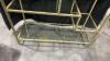 Muted Brass and Glass Display Shelf by Hooker - 2