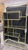 Muted Brass and Glass Display Shelf by Hooker - 5