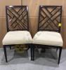 2 Side Chairs by Kunshan Furniture