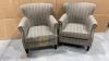 2 Upholstered Arm Chairs with Nailhead Detail by Jofran - 2