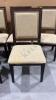 6 Wood and Upholstered Dining Chairs with Nailhead Detail by Jofran - 2