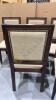 6 Wood and Upholstered Dining Chairs with Nailhead Detail by Jofran - 6