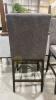 2 Tufted Upholstered Bar Stools - 4