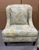 2 Paisley Print Accent Chairs by Sam Moore - 2