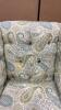 2 Paisley Print Accent Chairs by Sam Moore - 3