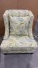 2 Paisley Print Accent Chairs by Sam Moore - 4