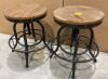 2 Swivel Stools by Ashley Furniture