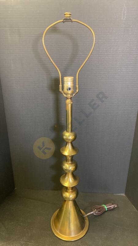 Vintage Modern Stiffel Brass Table Lamp