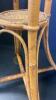 Ethiopian Jimma Tribal Stool plus Wicker and Rattan Plant Stand - 4