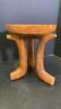 Ethiopian Jimma Tribal Stool plus Wicker and Rattan Plant Stand - 7