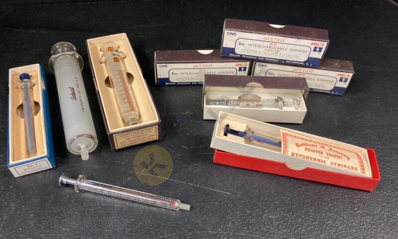 Vintage Glass Syringes