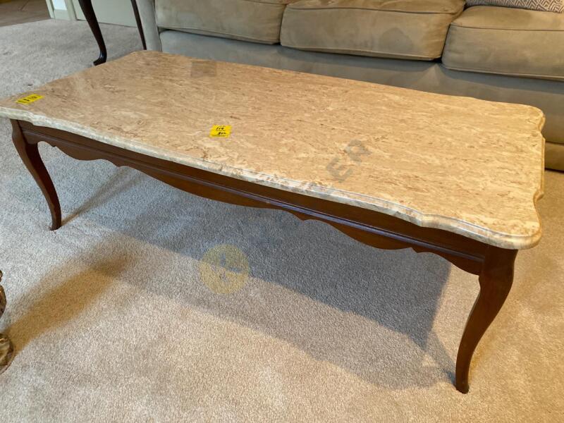 Marble Top Coffee Table