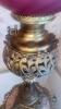 Antique Victorian Parlor Banquet Oil Lamp - 3