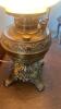 Electric Hurricane Lamp with Hand Painted Glass Globe - 5