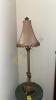 Granite Top Stand, Lamps, and Artificial Plant - 2