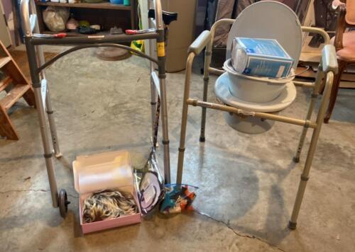 Guardian Commode, Walker, Collapsible Cane, and More