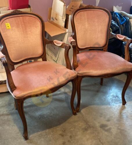 Pair of Louis XV Accent Chairs