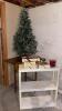 52”h Artificial tree, Corner Table, and More