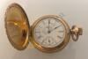 14K Gold American Pocket Watch and 14K Gold and Semi Precious Stone Stick Pin - 4