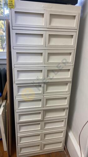 Monarch Metal Card Catalogue Cabinet