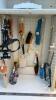 Serger Sewing Machine and Station, Cabinets, and Contents - 5