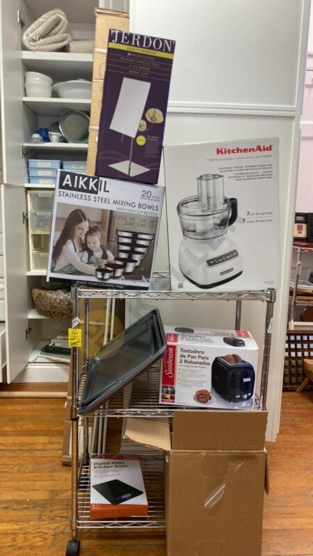 Rolling Cart, New Small Kitchen Appliances, and More