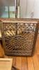 Rolling Cart, Picture Frames, Metal Grate Wall Hanging, and More - 5