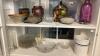 Blue and White Glass, Etched Stemware, Pottery, Monkey Teapot, and More - 4