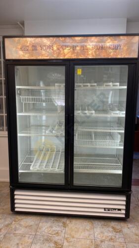 True Commercial Double Door Refrigerator