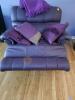 Extra Large Leather Recliner, Blanket, and Pillows - 5