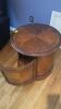 Round Side Table with Storage - 4