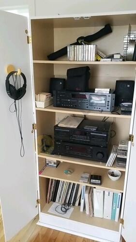 Stereo Equipment, Collection of Cassettes, and More