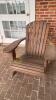 Wooden Rocker and Side Table - 2