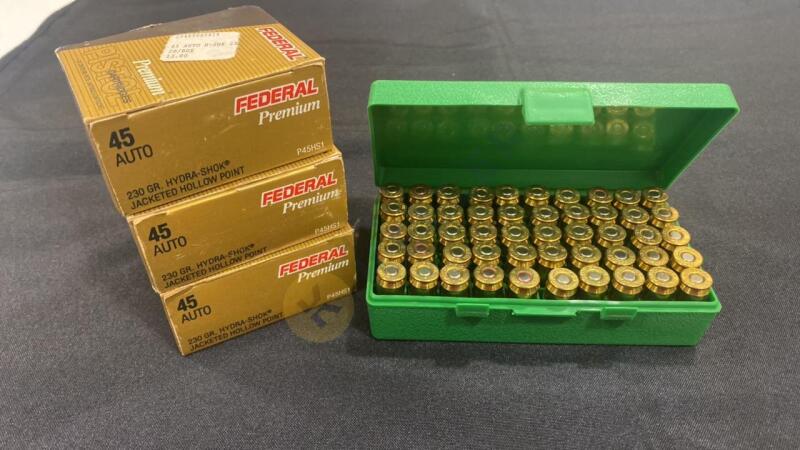 45 Auto Ammunition 160 Rounds