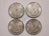 Four 1921 Morgan Silver Dollar Coins - 2