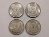 Four 1921 Morgan Silver Dollar Coins - 2