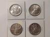 1994, 1995, 1996, and 1997 Eagle Silver Dollar Coins