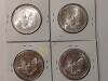 1994, 1995, 1996, and 1997 Eagle Silver Dollar Coins - 2