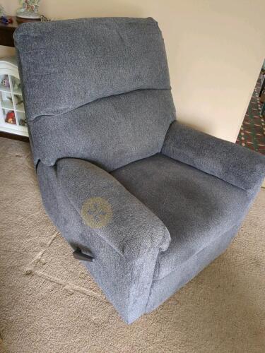 Barely Used Gray Recliner